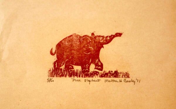 Pink Elephant - Martha Cawley