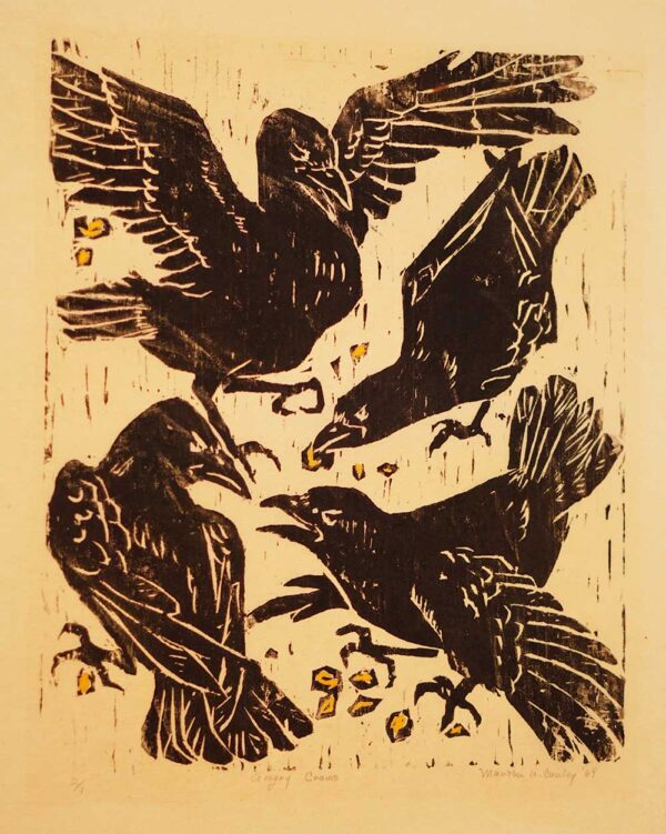 Angry Crows - Martha Cawley