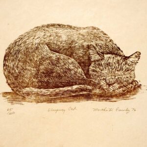 Sleeping Cat - Martha Cawley