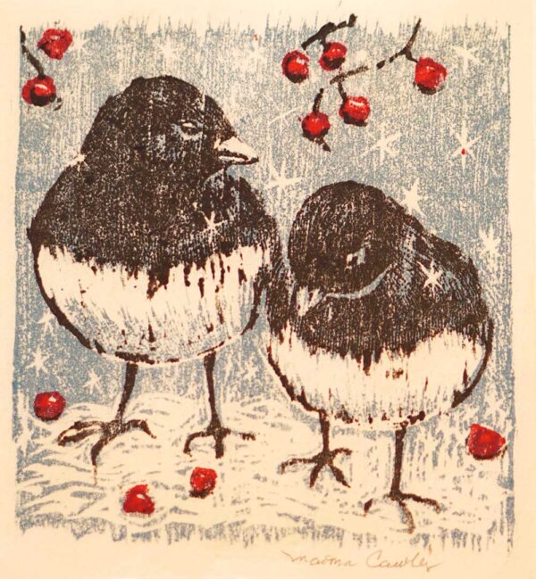 Two Juncos - Martha Cawley